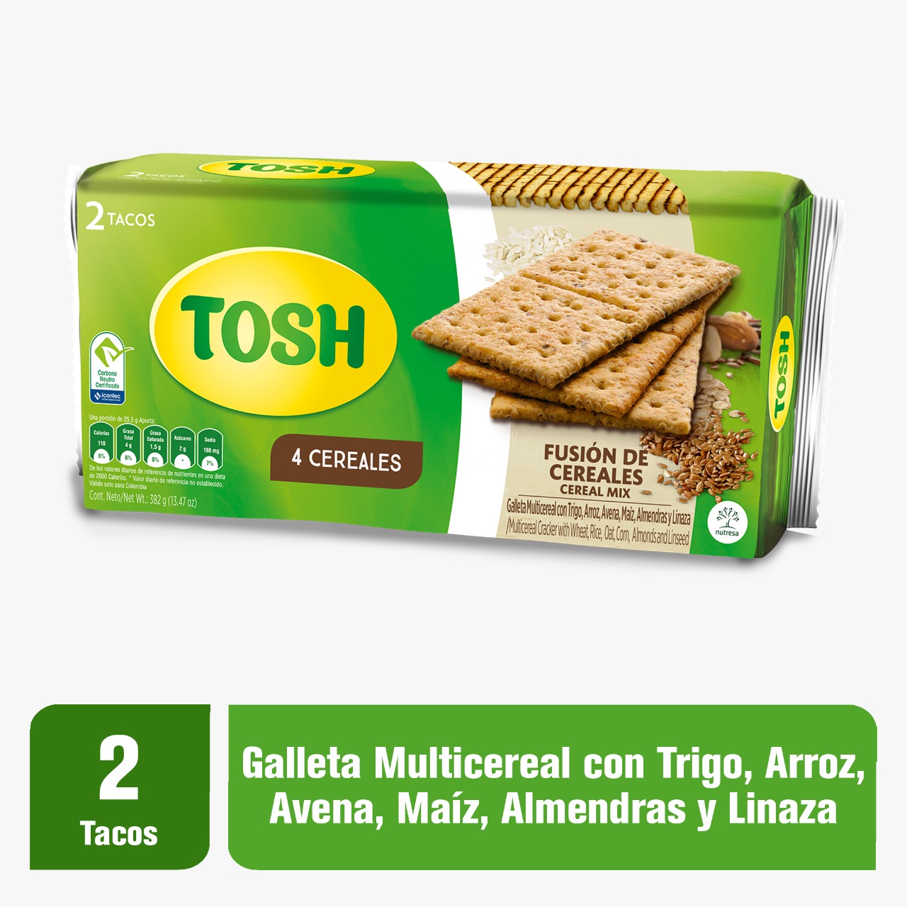 GALLETA TOSH X 2 TCS FUSION