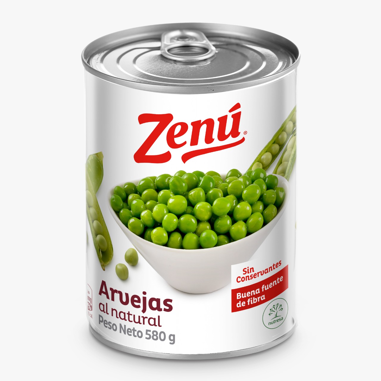 ARVEJA ZENU X 580 GR NATURAL