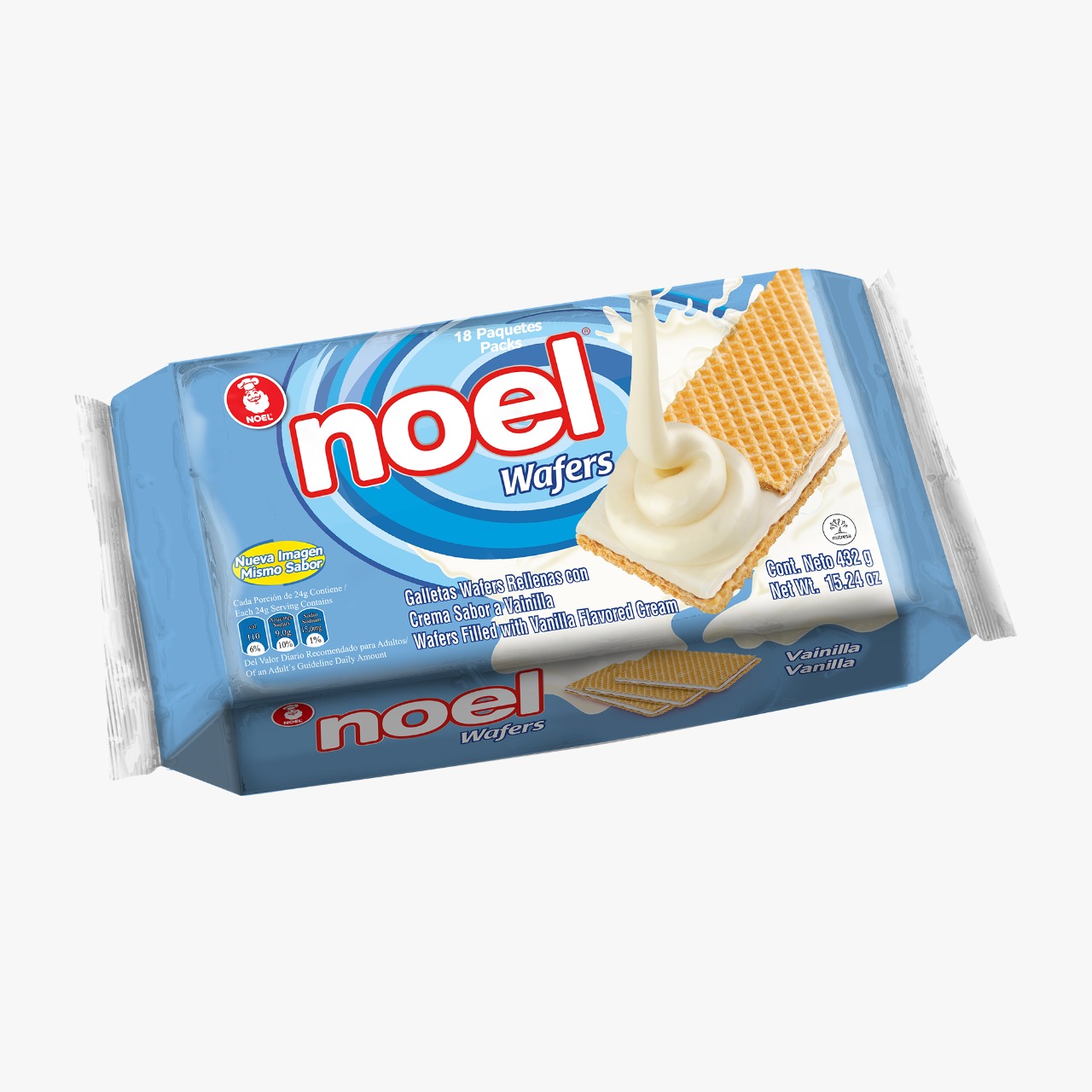 GALLETA NOEL WAFER 18X4 VAINILLA