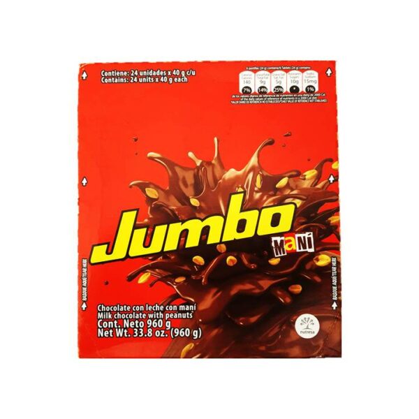 CHOCOLATINA JUMBO MANI X 35 GR