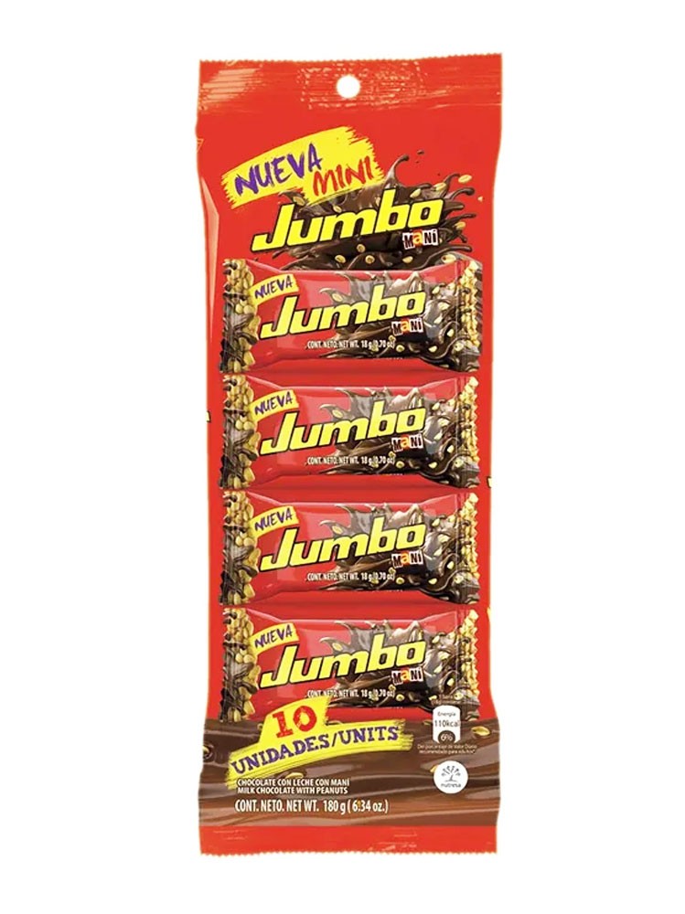 CHOCOLATINA JUMBO MANI 10X17G