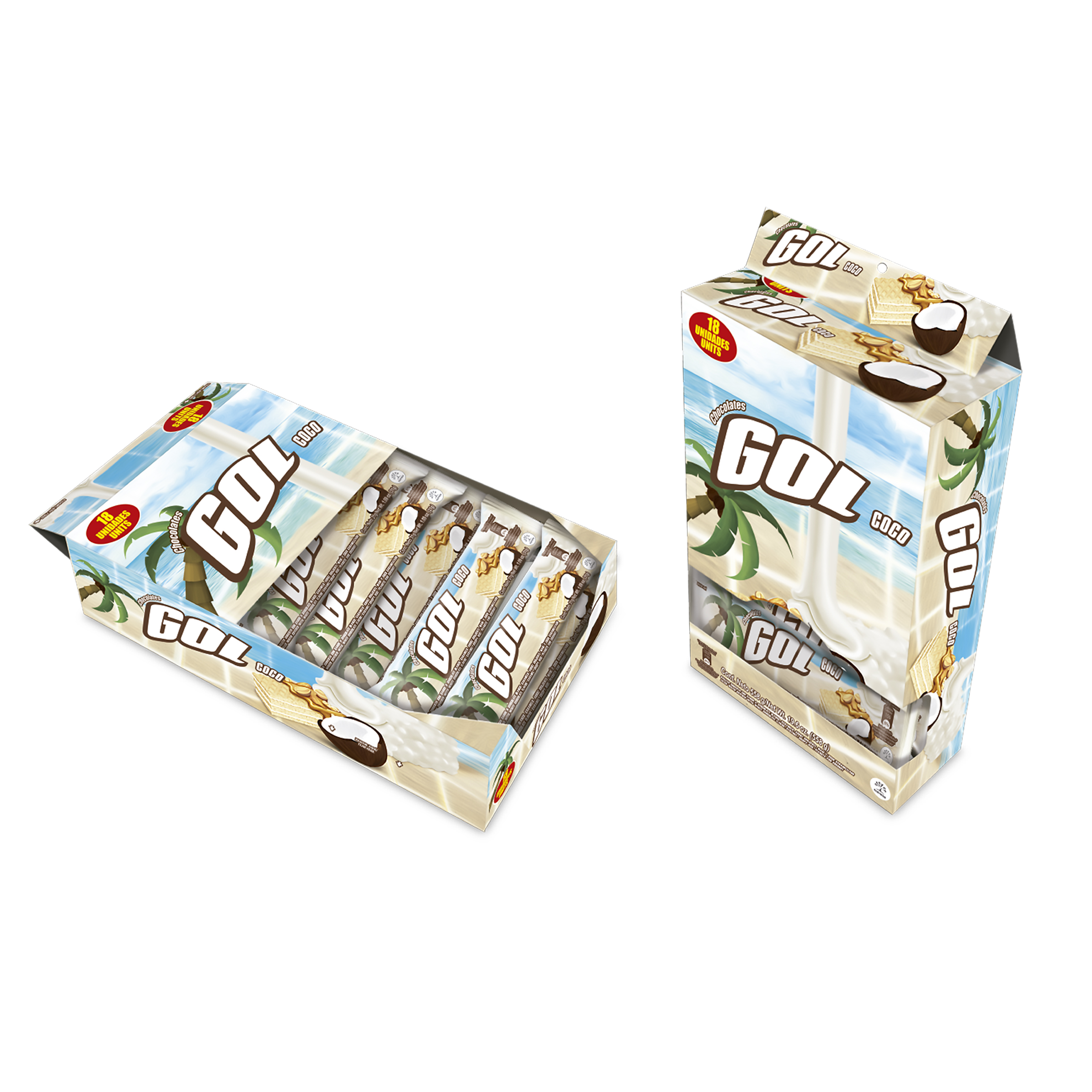 CHOCOLATINA GOL COCO X 31 GR