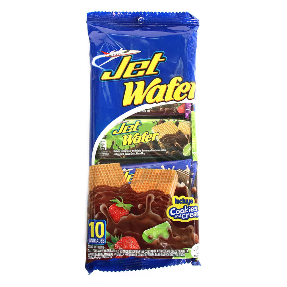CHOCOLATINA JET WAFER 10X22G