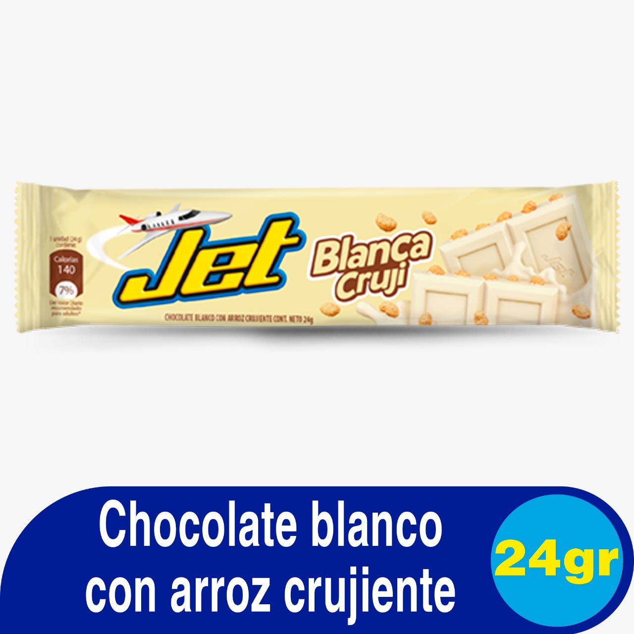CHOCOLATINA JET BLANCA X 24 GR