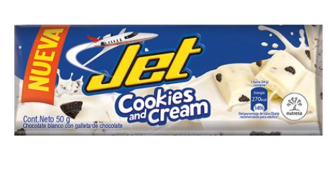 CHOCOLATINA JET COOKIES X 50 GR