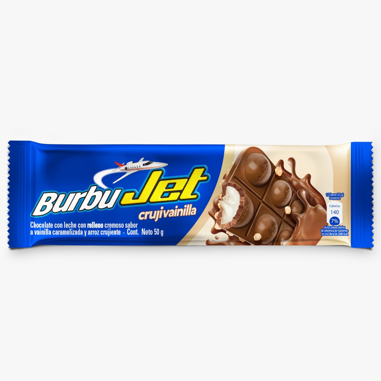 CHOCOLATINA JET BURBUJET CRUJI X 50 GR