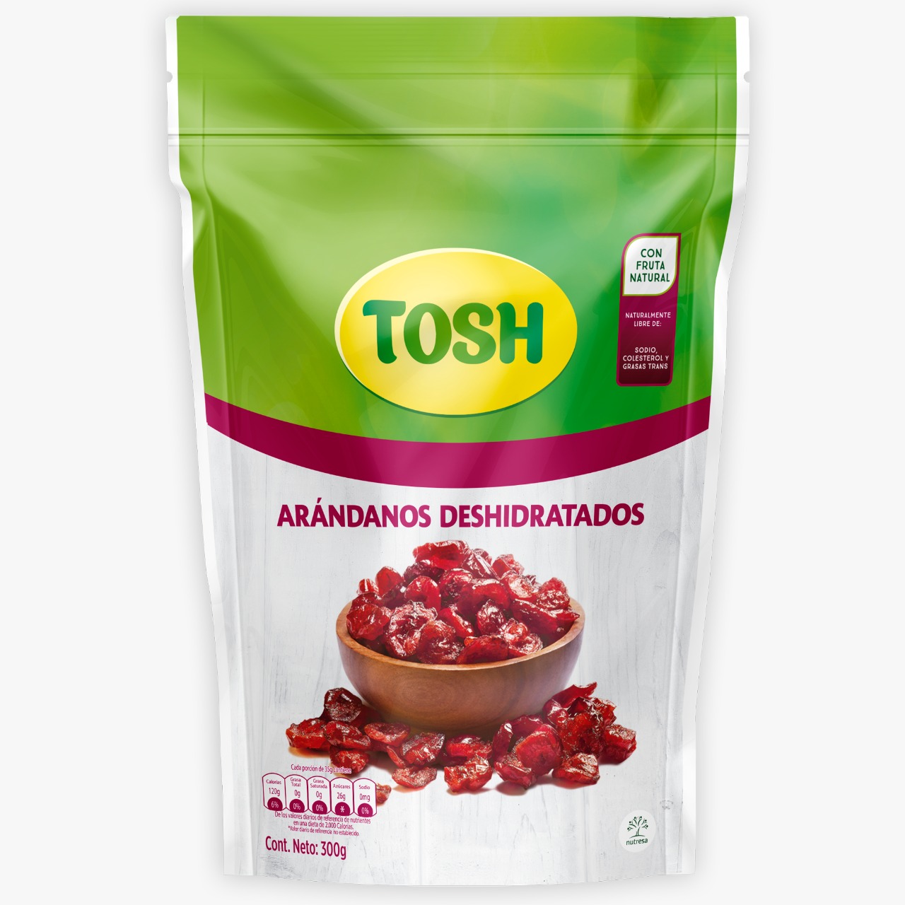 PASABOCAS TOSH ARANDANOS X 300GR