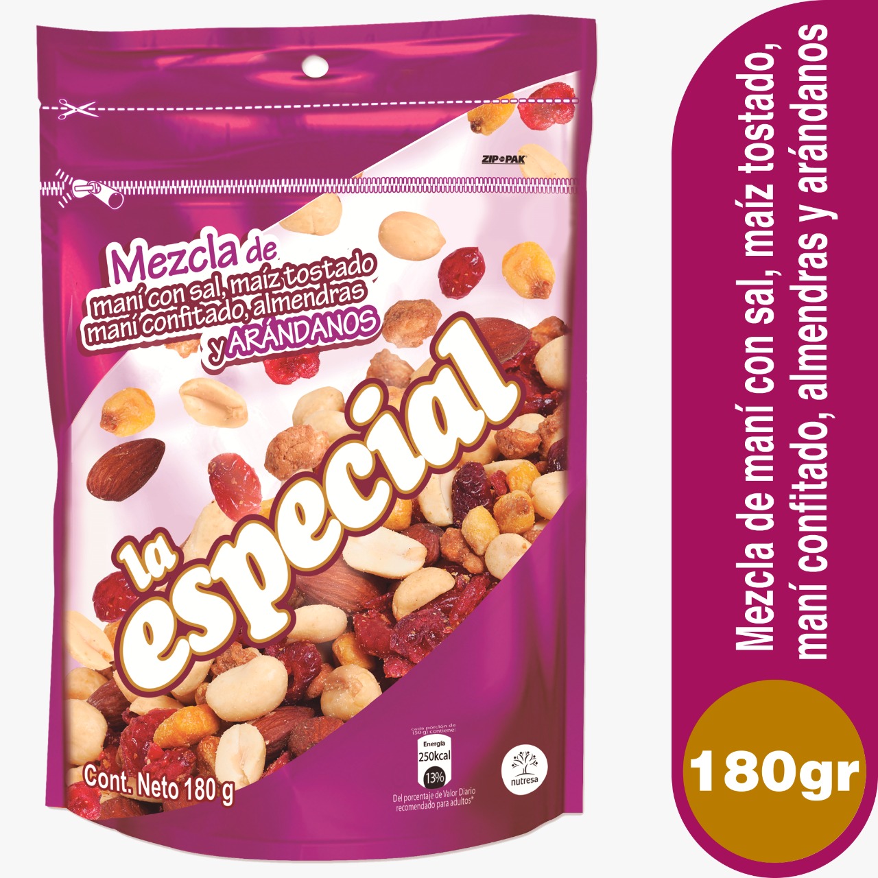 PASABOCAS ESPECIAL MEZARANDANOS X 180 GR