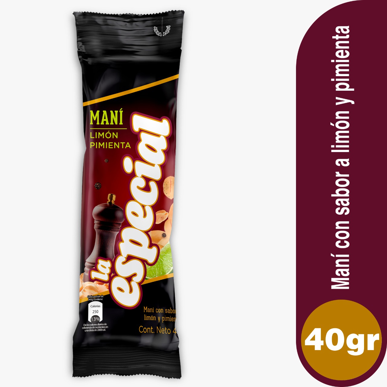 PASABOCAS ESPECIAL LIMON PIMIENTA X 40 GR