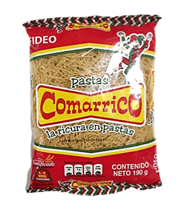 PASTA COMARRICO X 190 GR FIDEO