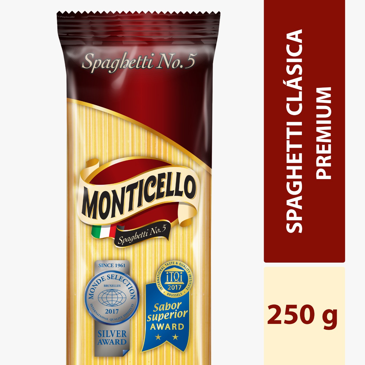 PASTA MONTICELLO X 250 GR SPAGHETTI