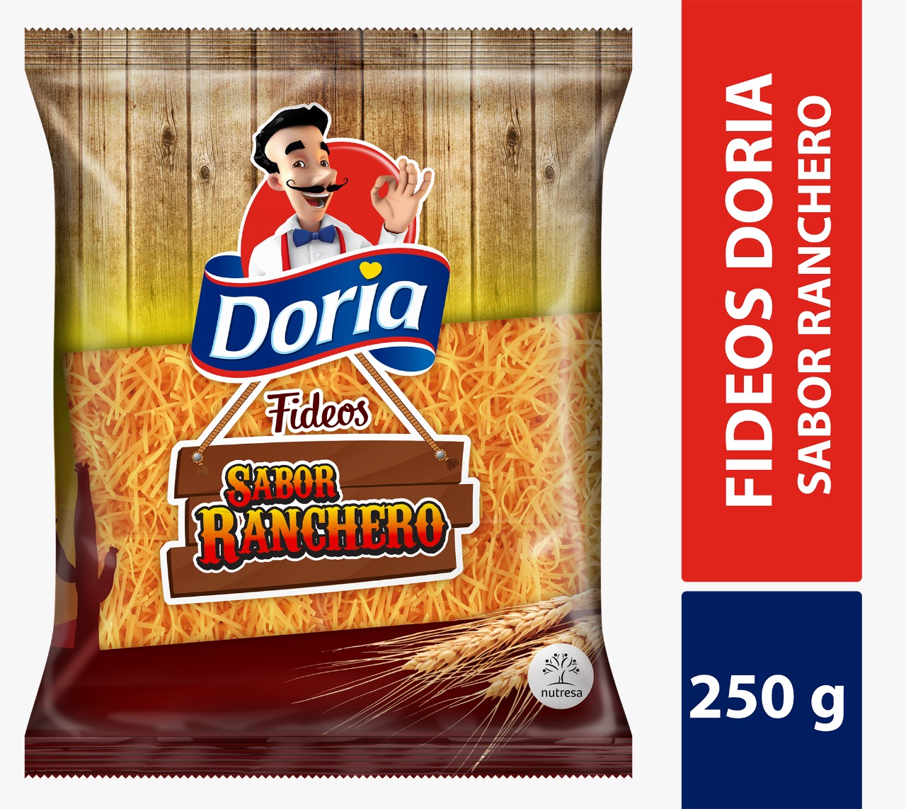 PASTA DORIA FIDEO X 250 GR RANCHERO / @