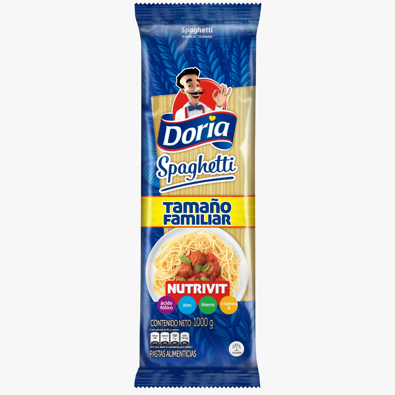PASTA DORIA X 1000 GR SPAGHETTI