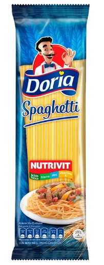 PASTA DORIA X 500 GR SPAGHETTI