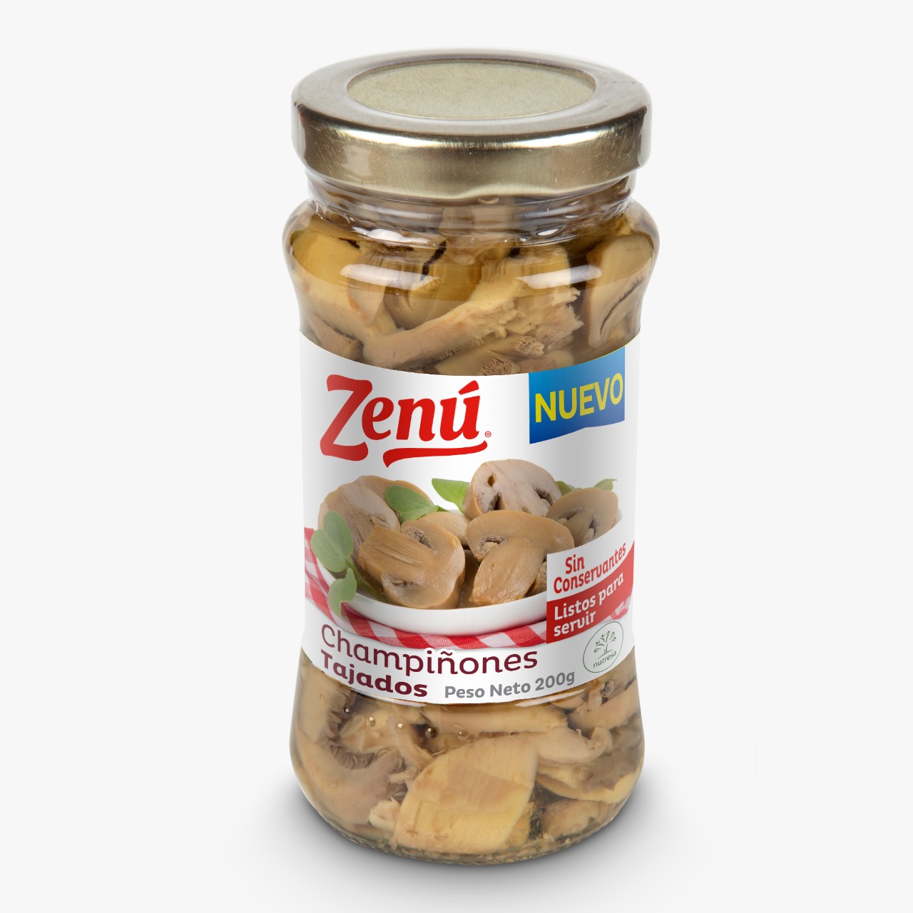 CHAMPIÑONES ZENU TAJADOS X 230 GR