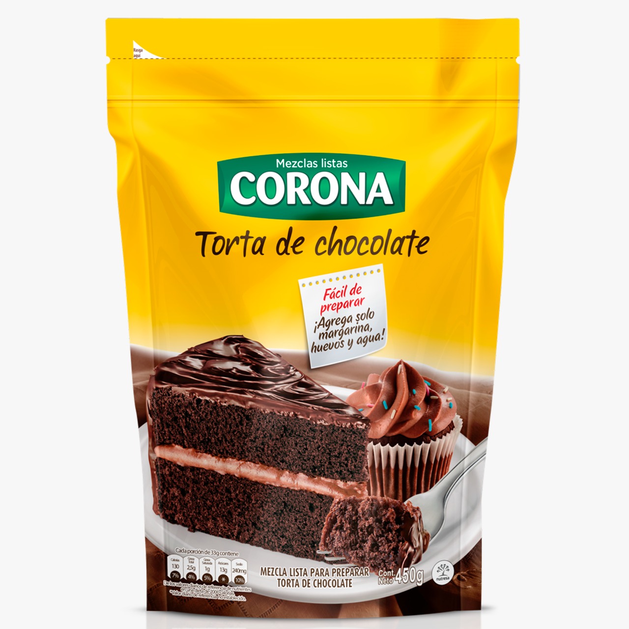 TORTA CORONA CHOCOLATE X 450 G