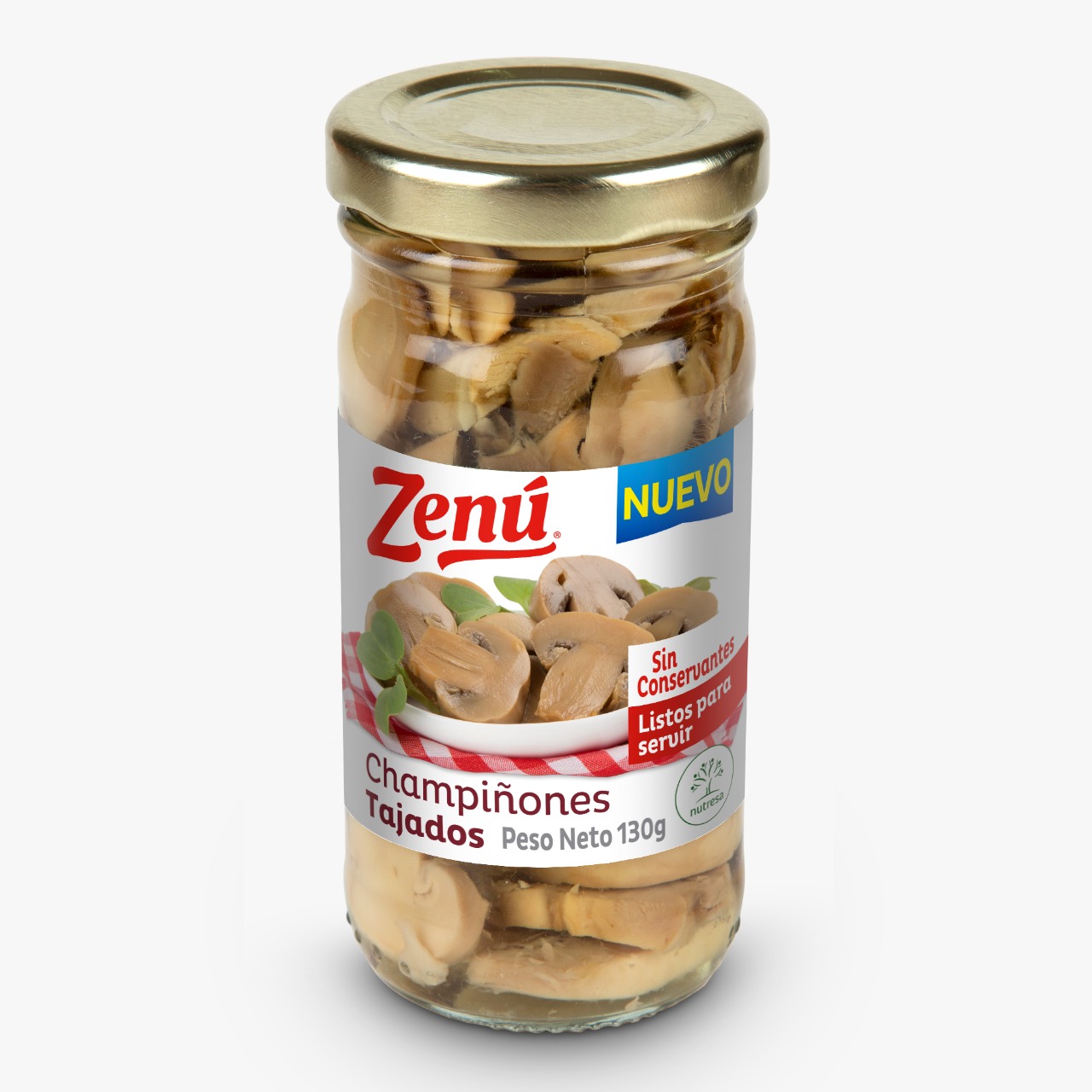 CHAMPIÑONES ZENU TAJADO X 130 GR
