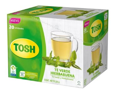 TE TOSH X 24 G TE VERDE HIERBABUENA