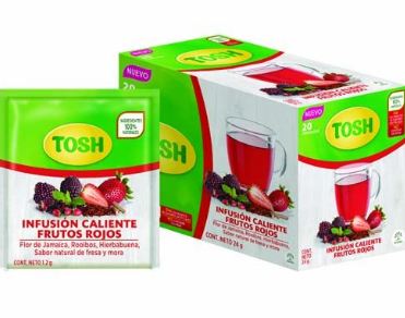 TE TOSH INFUSION X 24 G FRUTO ROJO