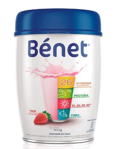 BEBIDA BENET X 400 GR FRESA