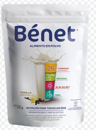 BEBIDA BENET X 250 GR VAINILLA