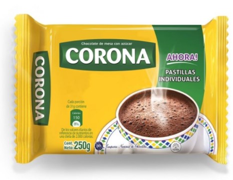CHOCOLATE CORONA X 200 GR TRADICIONAL