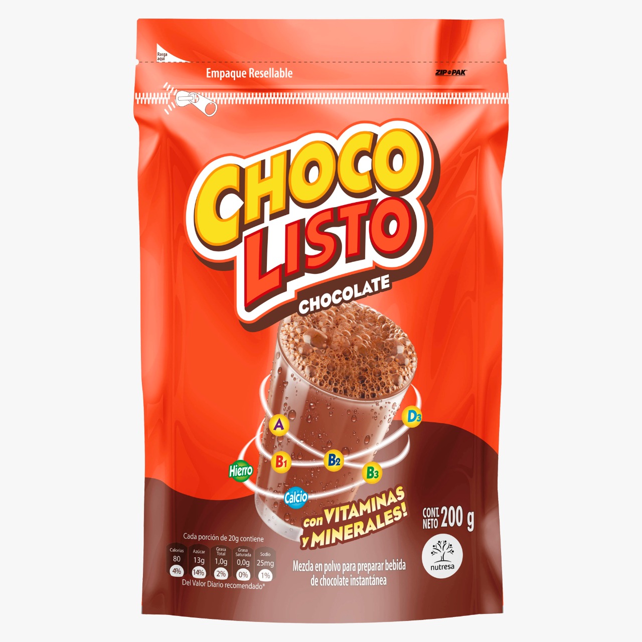 CHOCOLISTO X 200 GR DP