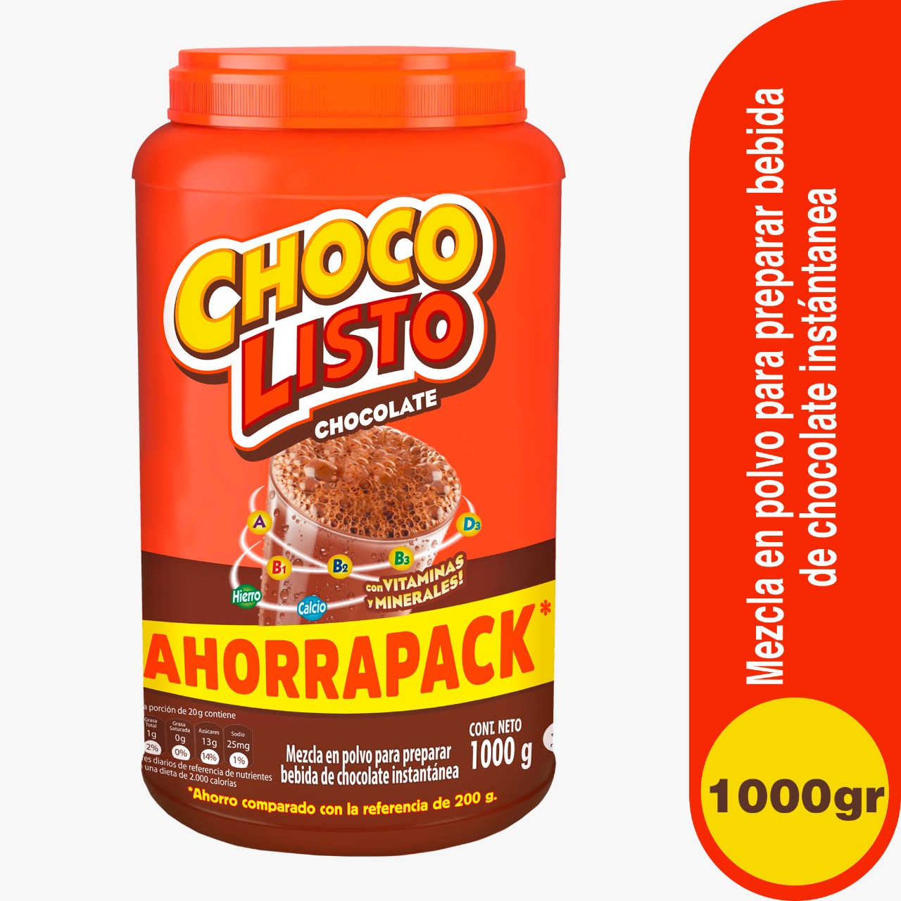 CHOCOLISTO X 1000  / 900 GR