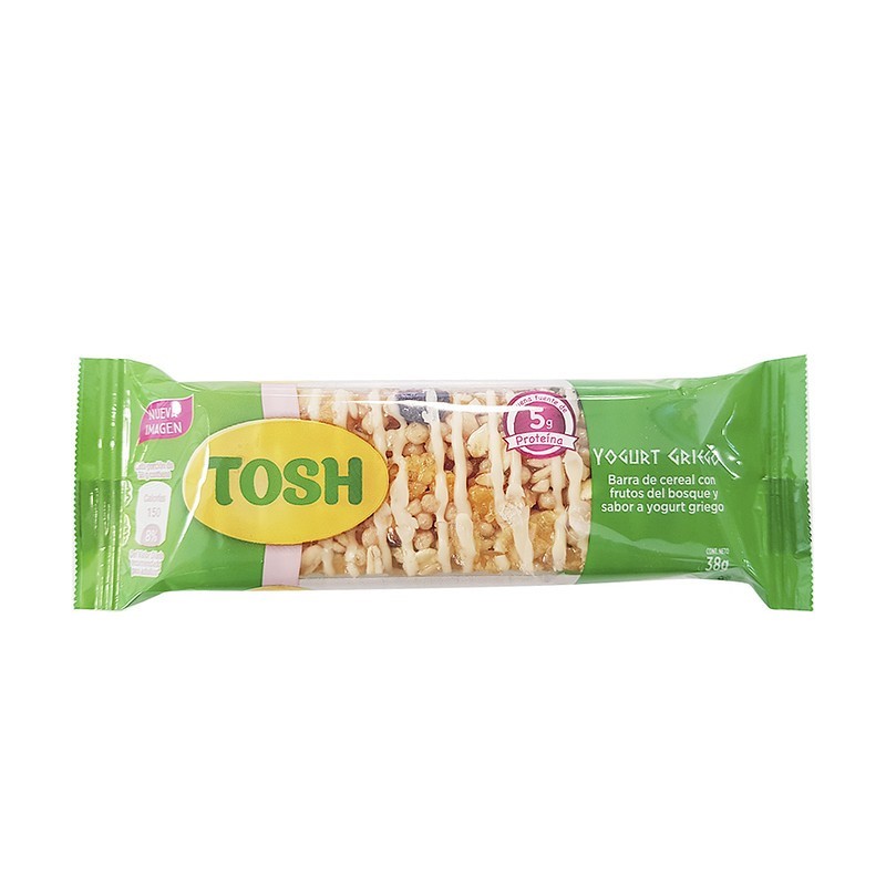 BARRA TOSH YOGURT GRIEGO 162 GR
