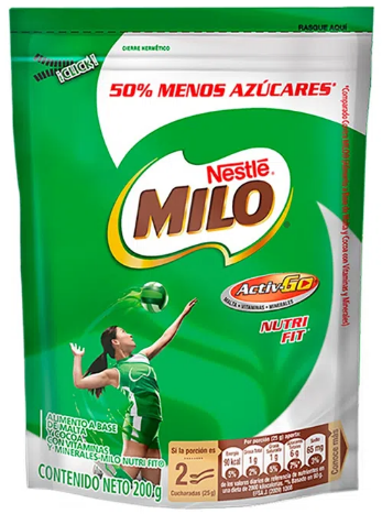 MILO X 200 GR FREE DP