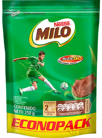 MILO X 250 GR DP