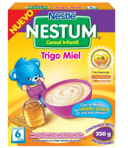 CEREAL NESTUM TRIGO MIEL X 350 GR