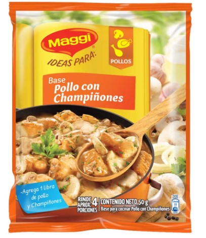 CREMA MAGGI X 50 GR BASE POLLO CHAMPIÑONES