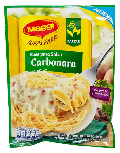 CREMA MAGGI X 50 GR BASE CARBONARA