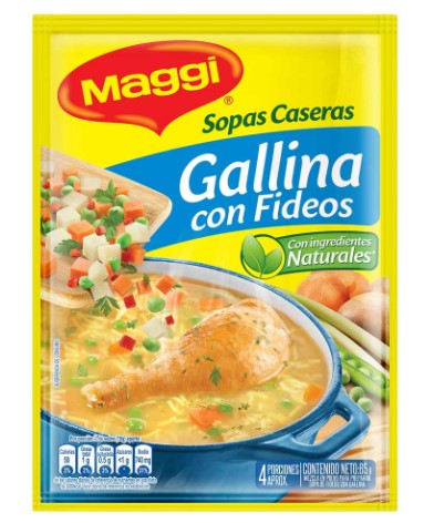 CREMA MAGGI X 65/52 GR SOPA GALLI FIDEO