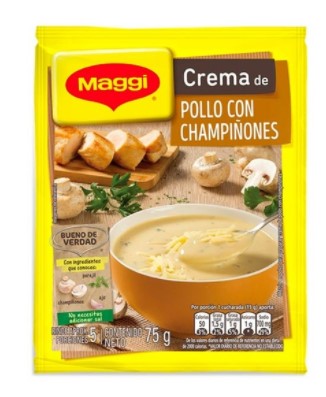 CREMA MAGGI X 75/60 GR POLLO CHAMPIÑ