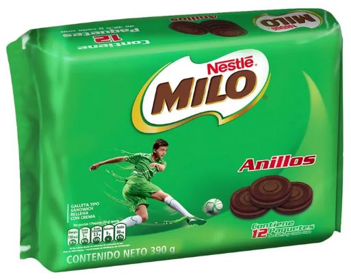 GALLETA MILO X 12 U ANILLO 390G