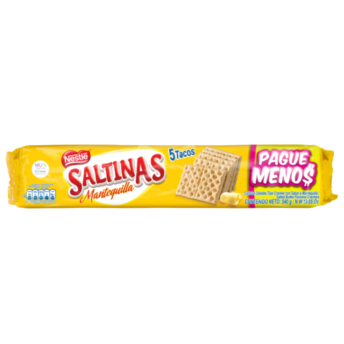 GALLETA SALTINAS X 5 TCS MANTEQUI 570 GR