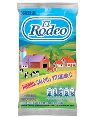 LECHE POLVO RODEO X 187 GR