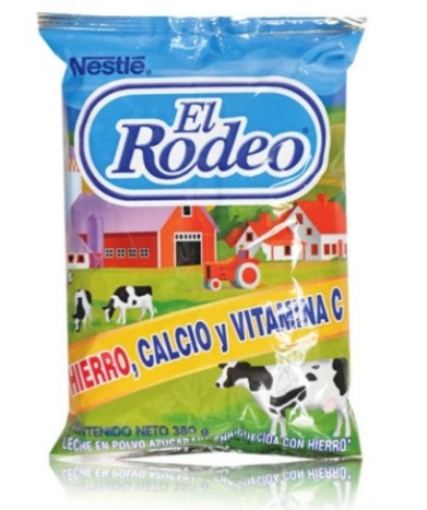 LECHE POLVO RODEO X  350 / 375  GR