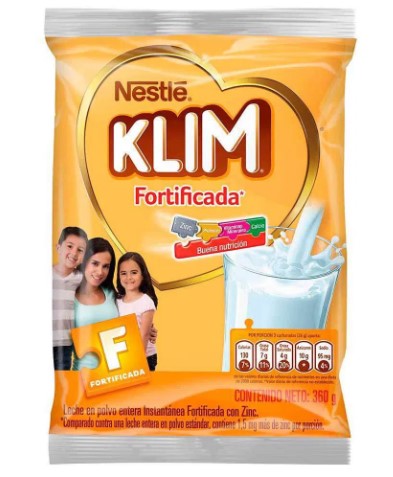 LECHE POLVO KLIM X 360 GR FORTIFIC