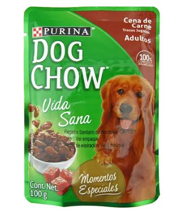 CONCENTRADO DOG CHOW X 100 GR ADULT CARNE T/T
