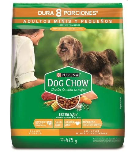 CONC DOG CHOW X 475 GR ADULTO PEQ, MED, GRANDE