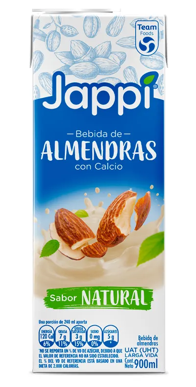 BEBIDA DE ALMENDRAS CAMPI SIN AZUCAR  X 900 ML 