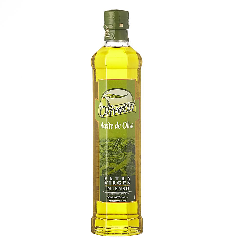 ACEITE OLIVA OLIVETTO X 500 ML VIRGEN PET