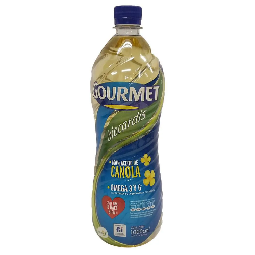ACEITE GOURMET CANOLA X 900 ML