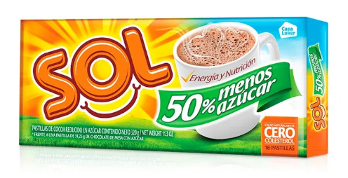 CHOCOLATE SOL X 320 GR