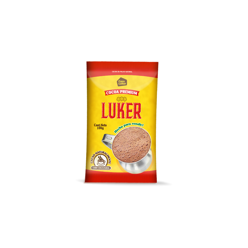 CHOCOLATE COCOA LUKER X 100 G TRAD