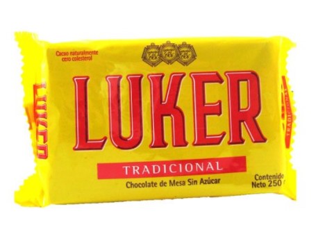 CHOCOLATE LUKER AMARGO X 224 GR TRAD