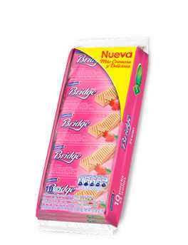 GALLETA BRIDGE X 8 U FRESA 240 G